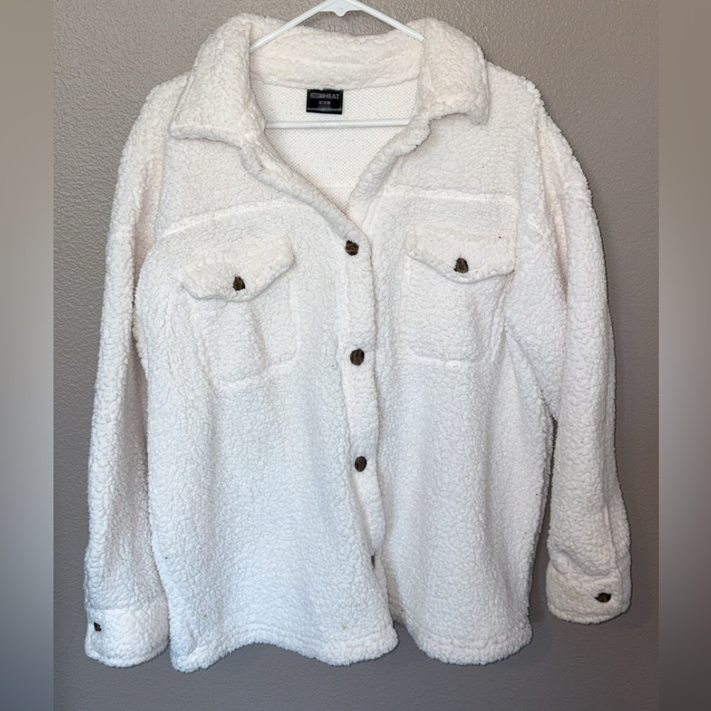 32 Degrees Cream Teddy Jacket